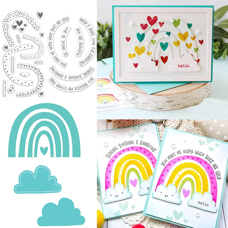 Beautiful Three-dimensional Arched Rainbow Metal Cutting Dies For Scrapbooking Paper Craft Embossing Card Making Dies 2020
Beautiful Three-dimensional Arched Rainbow Metal Cutting Dies For Scrapbooking Paper Craft Embossing Card Making Dies 2020