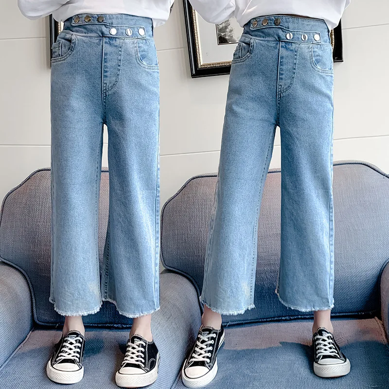 Girls Jeans 2021 Spring Autumn Thin Casual Wild Wide-leg Pants Young Girls Loose Trousers
Girls Jeans 2021 Spring Autumn Thin Casual Wild Wide-leg Pants Young Girls Loose Trousers