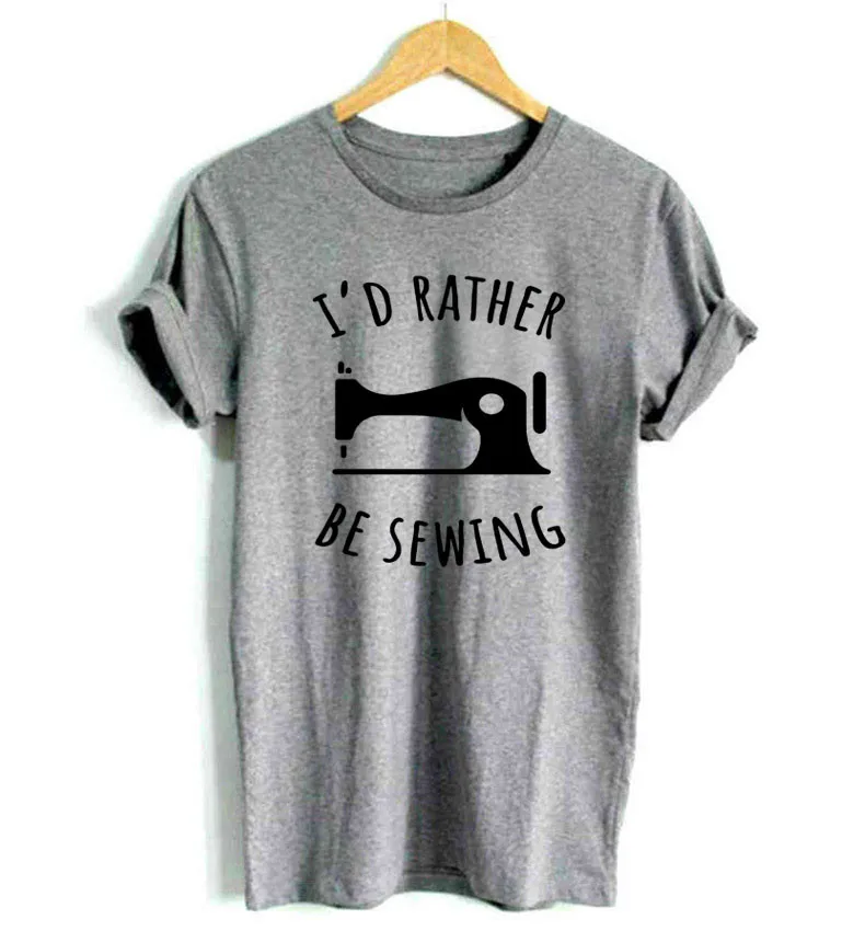 Women T Shirt I'd Rather Be Sewing Print Tshirt Women Short Sleeve O Neck Loose T-shirt Ladies Summer Causal Tee Shirt Clothes
Women T Shirt I'd Rather Be Sewing Print Tshirt Women Short Sleeve O Neck Loose T-shirt Ladies Summer Causal Tee Shirt Clothes