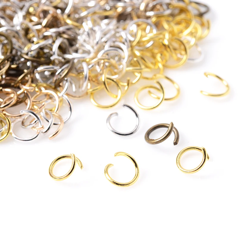 5/6/8/10/12mm 100/200Pcs/Lot Stainless Steel Open Single Loops Jump Rings & Split Ring Connectors Jewelry Making Findings
5/6/8/10/12mm 100/200Pcs/Lot Stainless Steel Open Single Loops Jump Rings & Split Ring Connectors Jewelry Making Findings