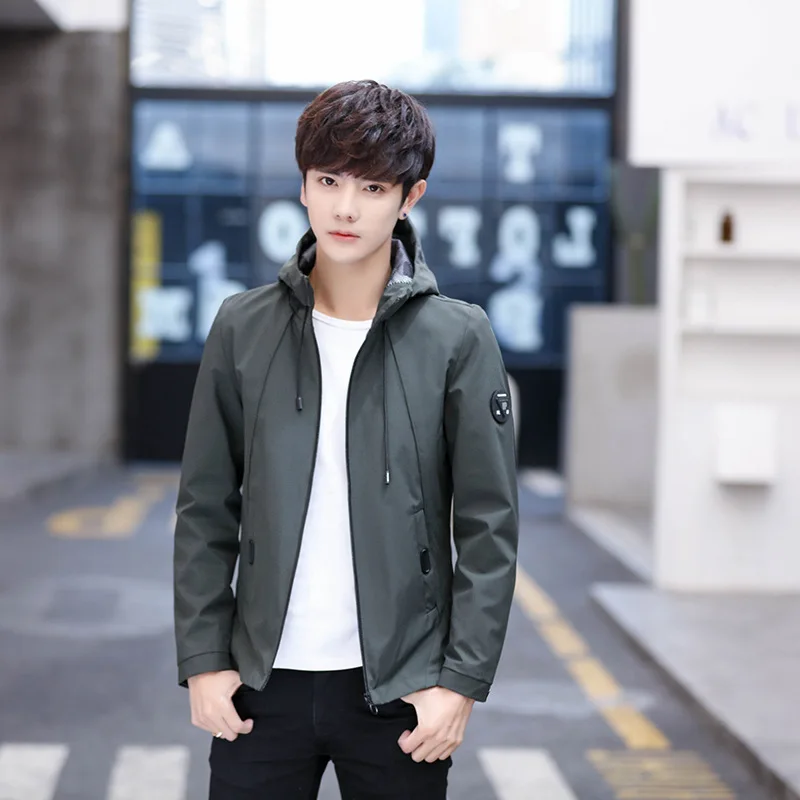 Men's coat thin section 2019 spring and Autumn New Korean youth jacket men's autumn trend clothes men's handsome
Men's coat thin section 2019 spring and Autumn New Korean youth jacket men's autumn trend clothes men's handsome