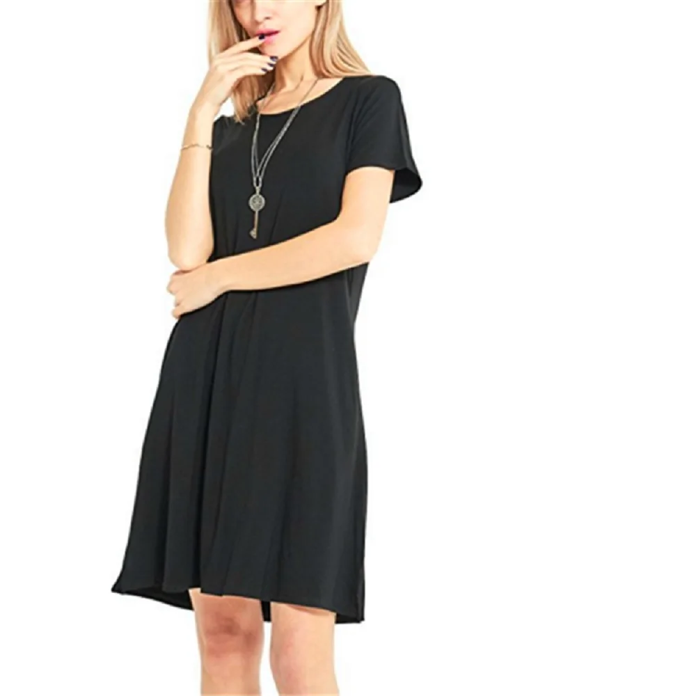 Casual Boho Beach Dresses Womens O-Neck Party Summer Dress Short Sleeve Loose Mini Dress
Casual Boho Beach Dresses Womens O-Neck Party Summer Dress Short Sleeve Loose Mini Dress