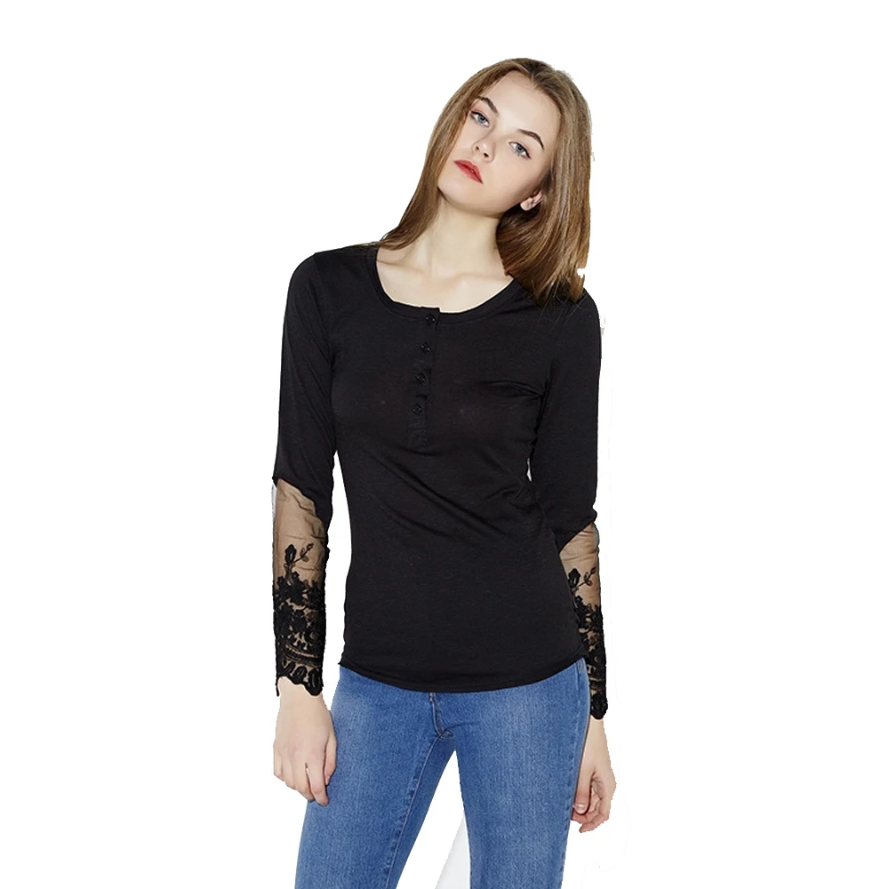 Женская вязаная крючком блузка с вышивкой, сетчатыми кружевными рукавами и разрезом сзади, ажурная рубашка FS0236
Женская вязаная крючком блузка с вышивкой, сетчатыми кружевными рукавами и разрезом сзади, ажурная рубашка FS0236