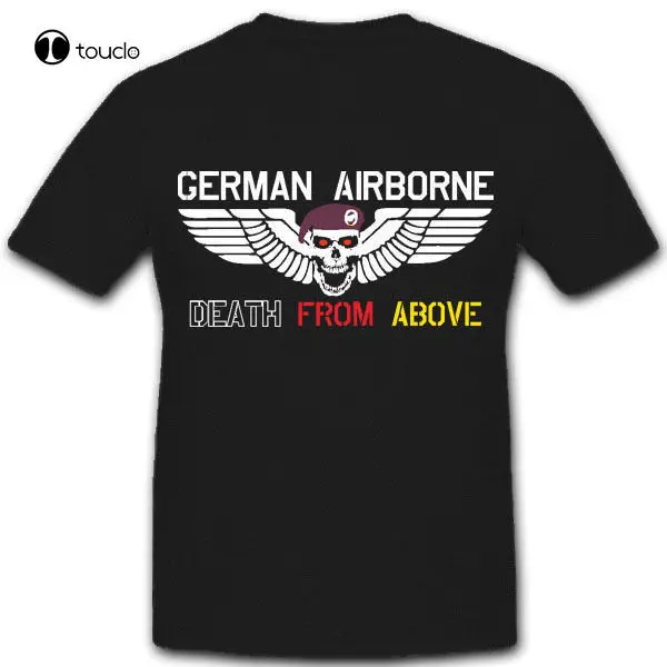New Cotton Tee Shirt German Airborne Paratrooper Bundeswehr Deutschland Skull - T Shirt Summer T-Shirt
New Cotton Tee Shirt German Airborne Paratrooper Bundeswehr Deutschland Skull - T Shirt Summer T-Shirt