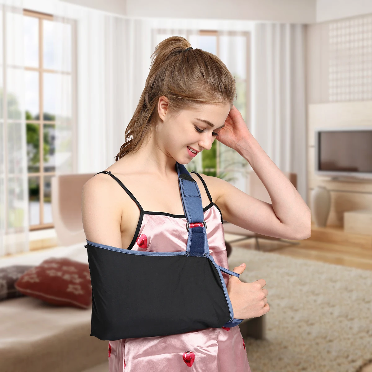 Arm Sling Support Adjustable Breathable Shoulder Strap Brace Immobilizer Wrist Elbow Forearm Support Brace Strap Lightweight
Arm Sling Support Adjustable Breathable Shoulder Strap Brace Immobilizer Wrist Elbow Forearm Support Brace Strap Lightweight