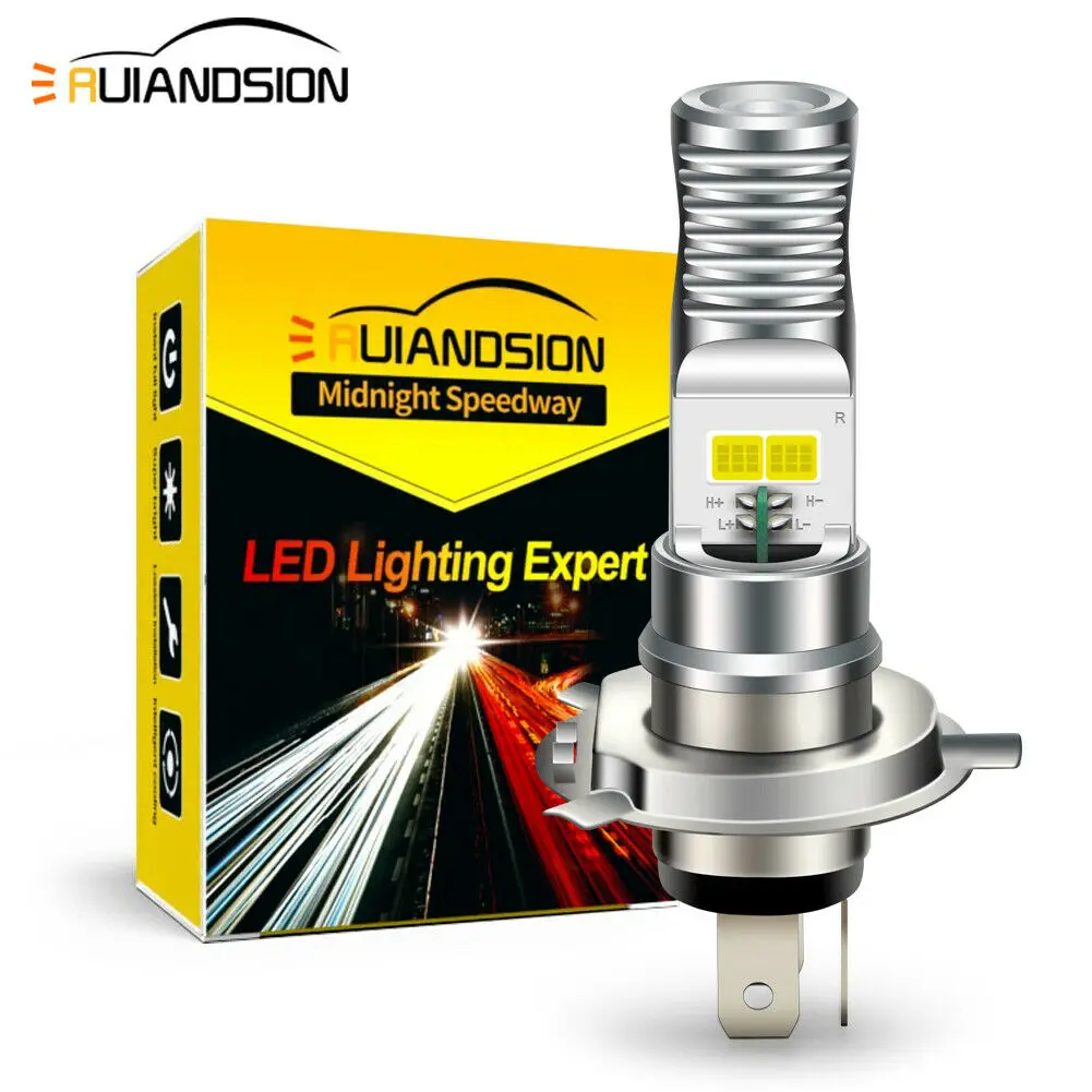 Ruiandsion 1 шт. AC/DC12V H4 HS1 9003 HB2 COB Светодиодная лампа передняя противотумансветильник фара Ближний/Дальний свет белый
Ruiandsion 1 шт. AC/DC12V H4 HS1 9003 HB2 COB Светодиодная лампа передняя противотумансветильник фара Ближний/Дальний свет белый