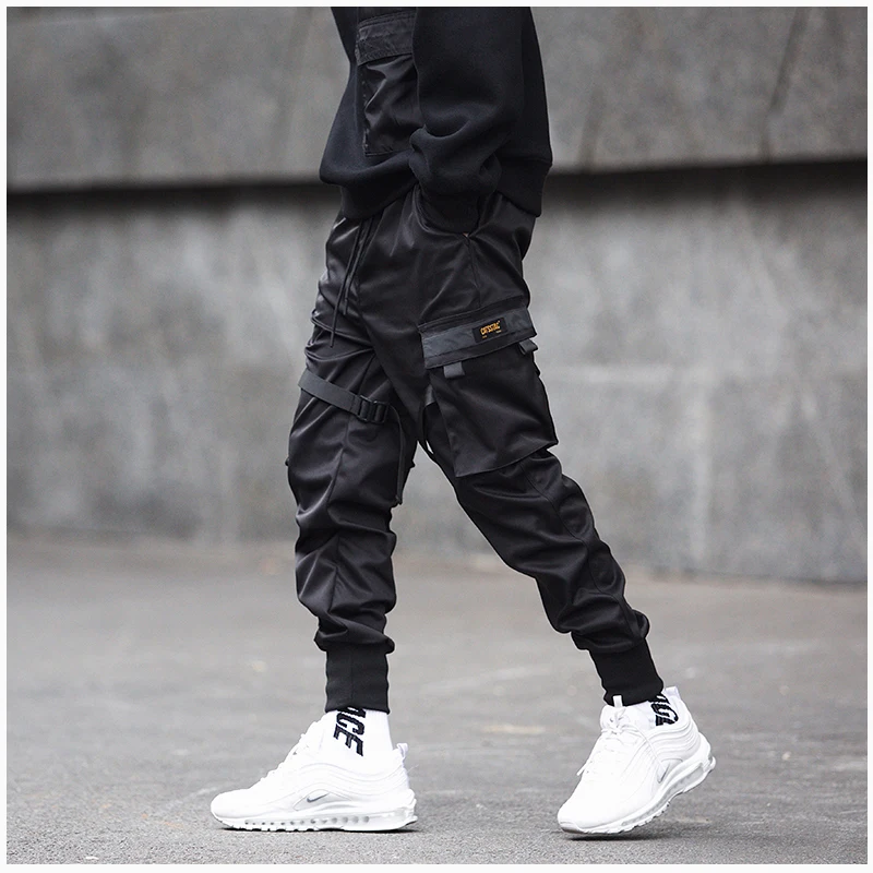 Men Cargo Pants Black Ribbons Harem Joggers Casual Cotton Streetwear Hip Hop Pockets Track Pants Harajuku Tide Fashion Trousers
Men Cargo Pants Black Ribbons Harem Joggers Casual Cotton Streetwear Hip Hop Pockets Track Pants Harajuku Tide Fashion Trousers