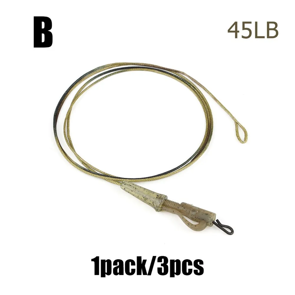 3pcs/Pack Fishing Line PE 35/45lb Braided Lead Core Carp Line Fishing Wire 75cm Green Brown Fishing Lines
3pcs/Pack Fishing Line PE 35/45lb Braided Lead Core Carp Line Fishing Wire 75cm Green Brown Fishing Lines