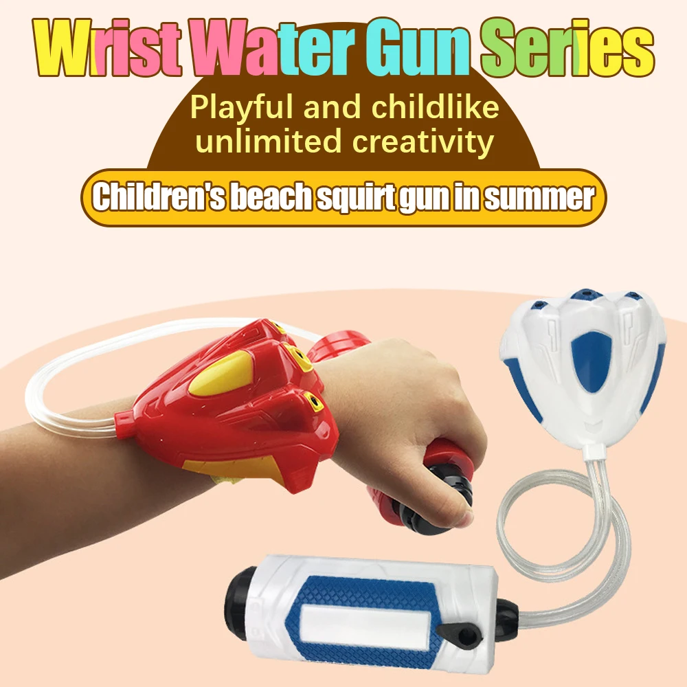 Summer Children Wrist-Type Spray Water Gun Hand-held Spraying Water Gun For Kids Bath Toy Outdoor Family Beach Game Toys
Summer Children Wrist-Type Spray Water Gun Hand-held Spraying Water Gun For Kids Bath Toy Outdoor Family Beach Game Toys