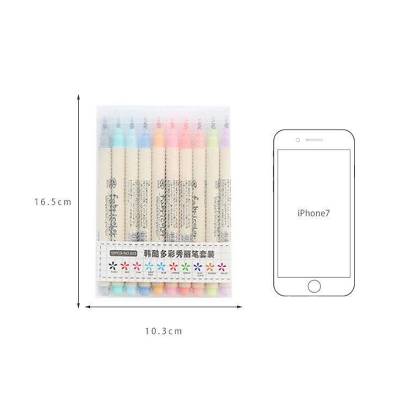 10PCS Art Markers Brush Pen Markers Dual Head Manga Drawing Pens For Artist Manga Markers Art Supplies
10PCS Art Markers Brush Pen Markers Dual Head Manga Drawing Pens For Artist Manga Markers Art Supplies