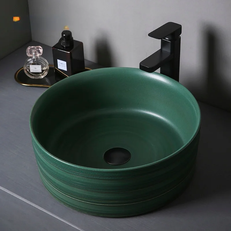 Minimalist industrial wind basin ceramic wash basin bathroom color art basin bathroom washbasin household deepening
Minimalist industrial wind basin ceramic wash basin bathroom color art basin bathroom washbasin household deepening