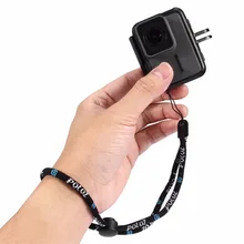 GoPro Hero 5 4 3 2 카메라 삼각대 모노 포드 액세서리 용 조절 가능한 손목 스트랩 스트링 핸드 랜야드 로프 코드 나일론
