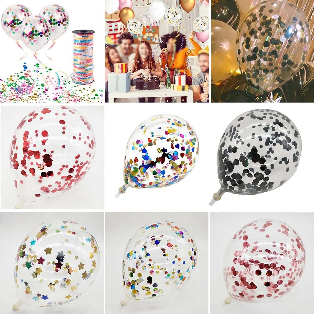 5 Pcs Transparent Balloon Star Colorful Confetti Latex Balloon Wedding Baby Shower Birthday Party Wedding Decoration Ball
5 Pcs Transparent Balloon Star Colorful Confetti Latex Balloon Wedding Baby Shower Birthday Party Wedding Decoration Ball