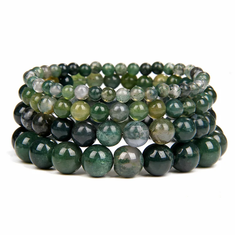 Natural Moss Agat Beaded Bracelet 4/6/8/10mm Beads Stretch Bracelets For Women Men Elastic Rope Energy Reiki Meditation Jewerly
Natural Moss Agat Beaded Bracelet 4/6/8/10mm Beads Stretch Bracelets For Women Men Elastic Rope Energy Reiki Meditation Jewerly