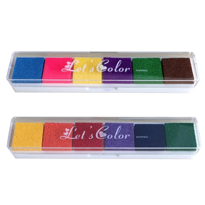 2pcs Non Toxic Ink Pads Fingerprint Ink Inkpad DIY Crafts 6 Colors Digital Printing Scrapbooking Stamps
2pcs Non Toxic Ink Pads Fingerprint Ink Inkpad DIY Crafts 6 Colors Digital Printing Scrapbooking Stamps