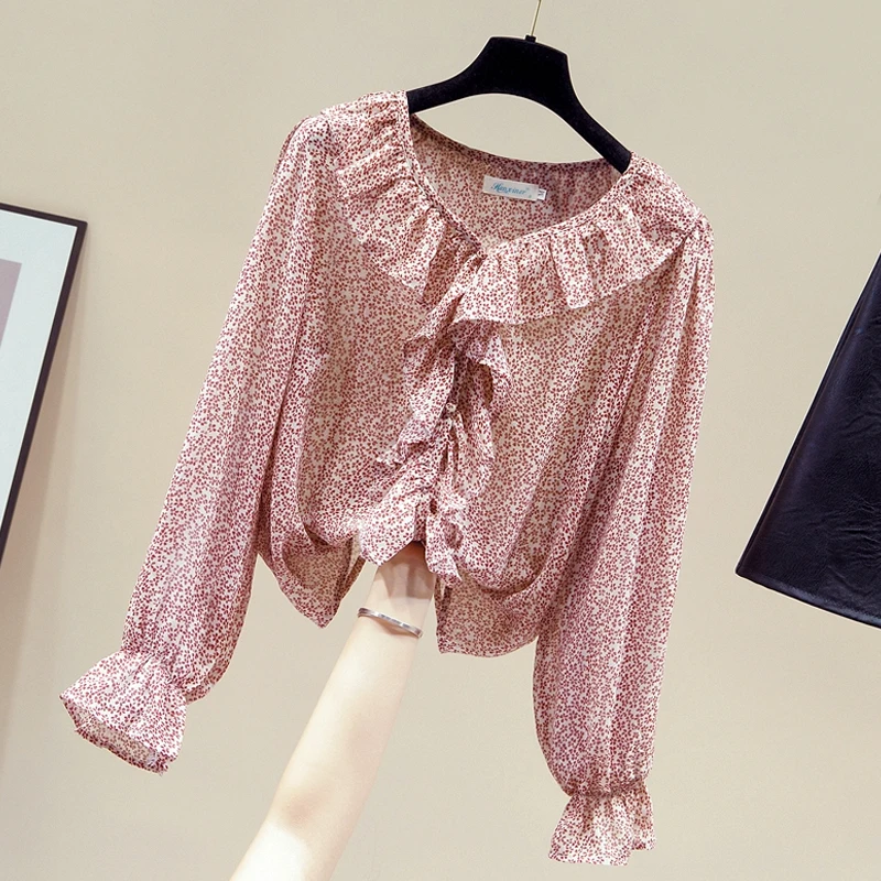 Blouse Women Blusas Mujer De Moda 2021 Long Sleeve Ruffles Print Chiffon Blouse Shirt Tops Women Blusa Women Clothing D926
Blouse Women Blusas Mujer De Moda 2021 Long Sleeve Ruffles Print Chiffon Blouse Shirt Tops Women Blusa Women Clothing D926