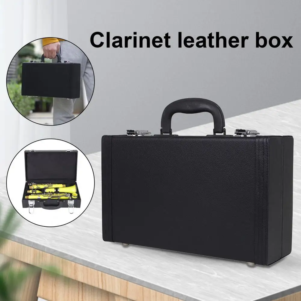 Clarinet Case Solid Surface Ergonomics Handle Black Molded Clarinet Case with Locking Latches for Concert
Clarinet Case Solid Surface Ergonomics Handle Black Molded Clarinet Case with Locking Latches for Concert
