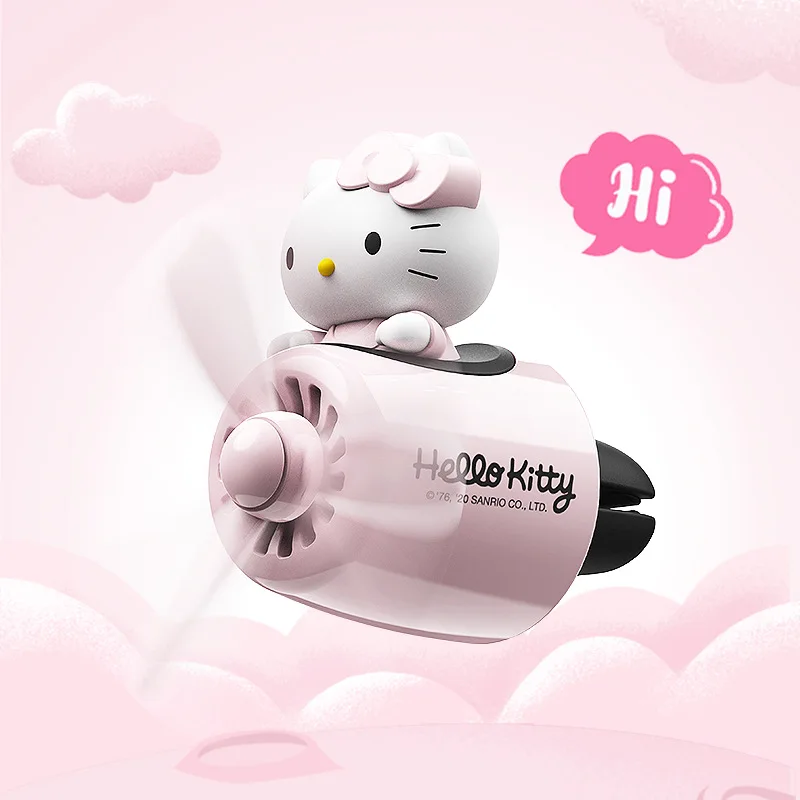 Car Air Freshener Cartoon KITTY Cat Rotating Propeller Pilot Air Outlet Aroma Fragrance Diffuser Car Interior Accessories Decor
Car Air Freshener Cartoon KITTY Cat Rotating Propeller Pilot Air Outlet Aroma Fragrance Diffuser Car Interior Accessories Decor