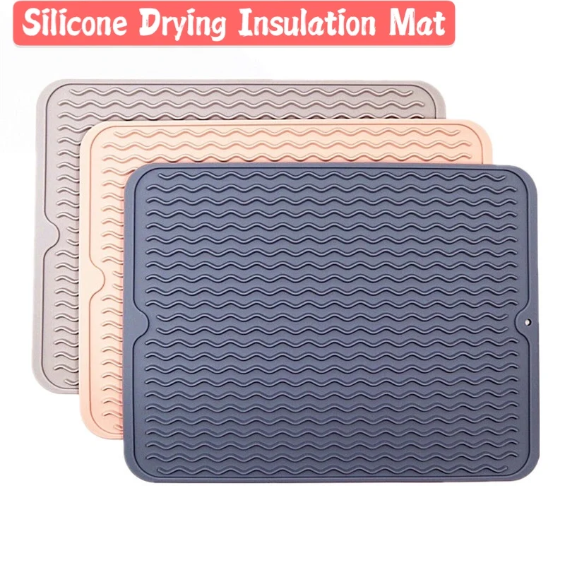 Multifuctional Silicone Drying Heat Insulation Dishes Sink Mat Table Kitchen Home Anti Slip Drying Dishes Drain Mat Foldable Mat
Multifuctional Silicone Drying Heat Insulation Dishes Sink Mat Table Kitchen Home Anti Slip Drying Dishes Drain Mat Foldable Mat