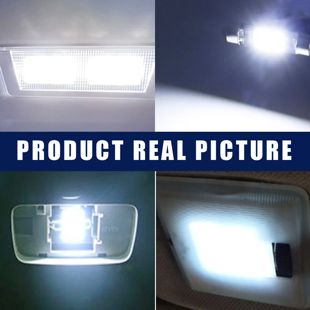 10Pcs C5W LED Bulbs Canbus C10W LED Lights 3030 6-SMD Car Interior Dome Reading Light 12V/24V Auto Lamp Car License Plate Light
10Pcs C5W LED Bulbs Canbus C10W LED Lights 3030 6-SMD Car Interior Dome Reading Light 12V/24V Auto Lamp Car License Plate Light
