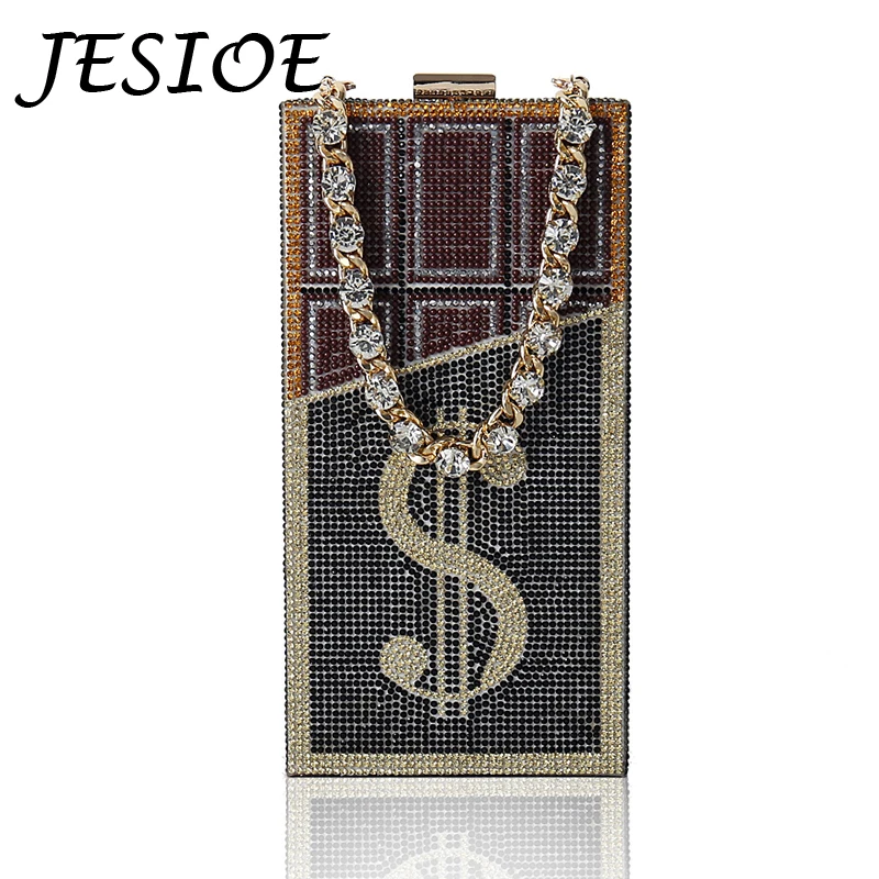 Crystals Women Money Party Black Evening Clutch Bags Diamond Painting Chain Wedding Dinner Purses and Handbags Luxury Designer 
Crystals Women Money Party Black Evening Clutch Bags Diamond Painting Chain Wedding Dinner Purses and Handbags Luxury Designer