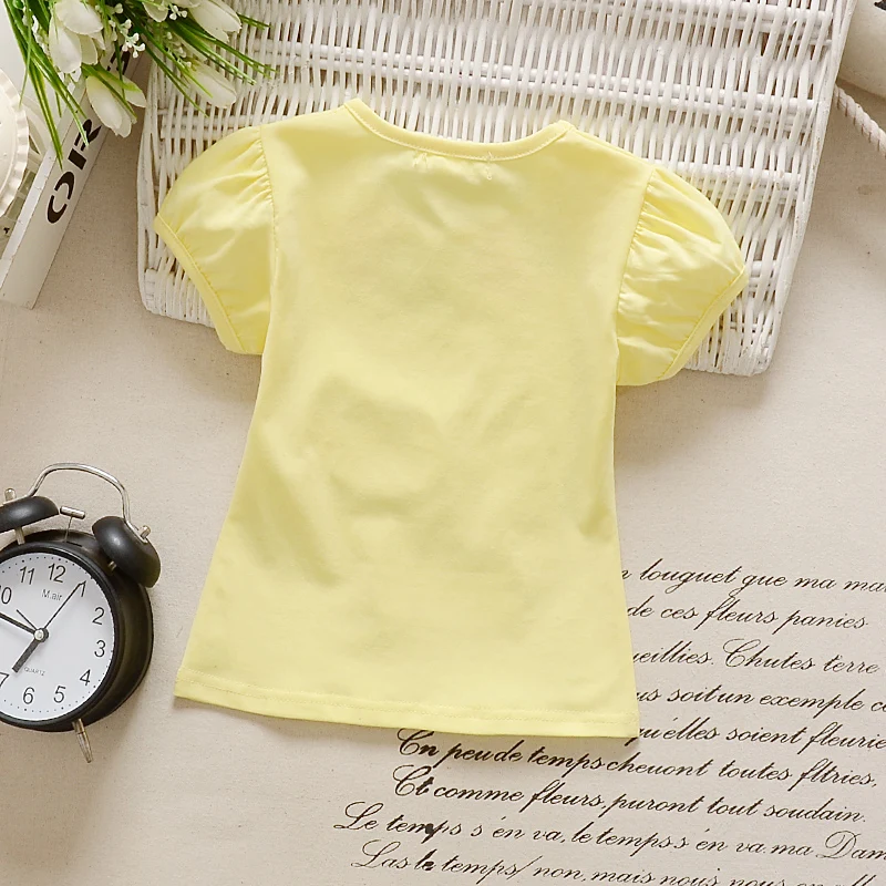 Baby girl summer color fish cute patch cotton t-shirt kids casual puff sleeve top tees
Baby girl summer color fish cute patch cotton t-shirt kids casual puff sleeve top tees