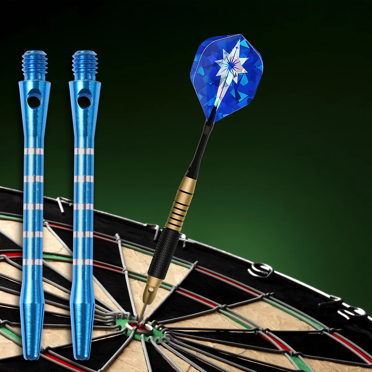 20PCS Standard 2BA Screw Thread Dart Shafts Aluminium Alloy Darts Accessories Metal Stems Alloy Pole Rod with 20PCS Rings (Blue)
20PCS Standard 2BA Screw Thread Dart Shafts Aluminium Alloy Darts Accessories Metal Stems Alloy Pole Rod with 20PCS Rings (Blue)