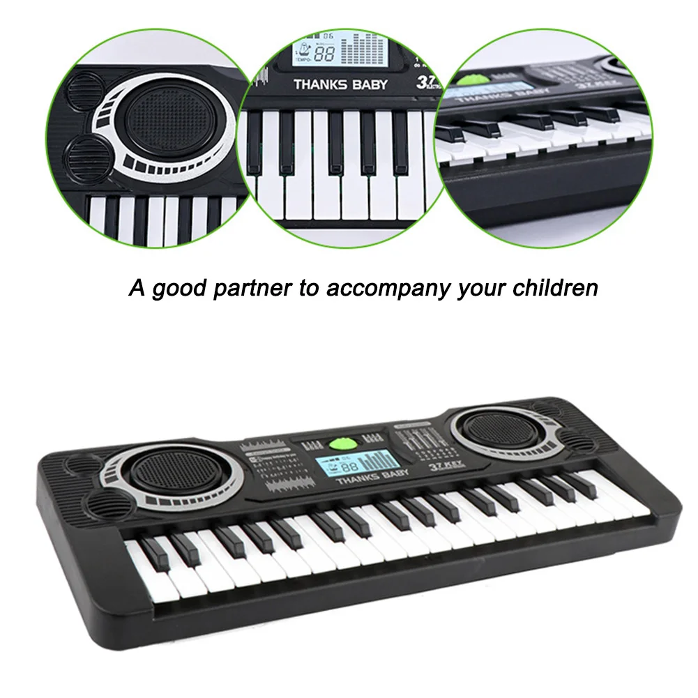 Musical Toys Kids Piano 37 Keys Mini Electronic Organ Musical Piano Teaching Keyboard Educational Toys For Kids Music Keyboard 
Musical Toys Kids Piano 37 Keys Mini Electronic Organ Musical Piano Teaching Keyboard Educational Toys For Kids Music Keyboard
