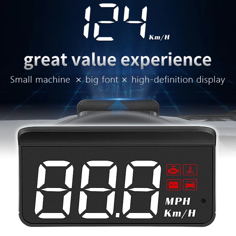 1pc Car M3 Head-up Display Hud Modified High-Definition Display Speed Water Temperature Voltage Mileage Fault Alarm Accessories
1pc Car M3 Head-up Display Hud Modified High-Definition Display Speed Water Temperature Voltage Mileage Fault Alarm Accessories