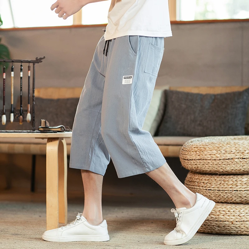 Men Printed Chinese Style Summer Casual Pants Mens 2020 Linen Loose Trousers Male Oversize Calf-Length Pants Plus Size 5XL
Men Printed Chinese Style Summer Casual Pants Mens 2020 Linen Loose Trousers Male Oversize Calf-Length Pants Plus Size 5XL