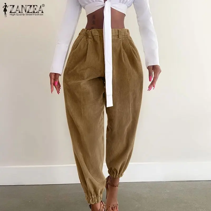 ZANZEA Vintage Corduroy Trouser Women Fashion Solid Long Pant Lady Oversized High Waist Palazzo 2021 Autumn Casual Overall Pants
ZANZEA Vintage Corduroy Trouser Women Fashion Solid Long Pant Lady Oversized High Waist Palazzo 2021 Autumn Casual Overall Pants