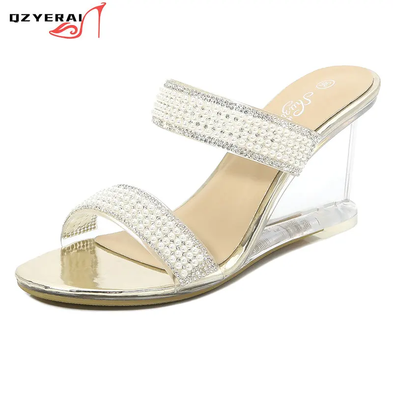2021 New Summer Style Women Slippers Diamond Outdoor Party Wedding Shoes High Heels Sexy Sandals
2021 New Summer Style Women Slippers Diamond Outdoor Party Wedding Shoes High Heels Sexy Sandals