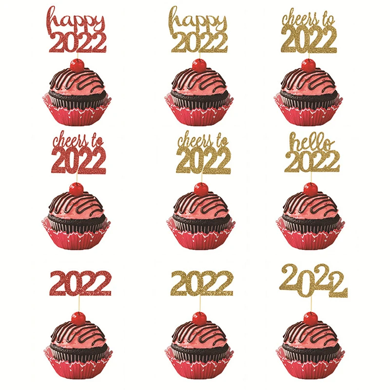 3pcs Cake Decorations Merry Christmas Happy 2022 Cake Topper for New Year Decor
3pcs Cake Decorations Merry Christmas Happy 2022 Cake Topper for New Year Decor