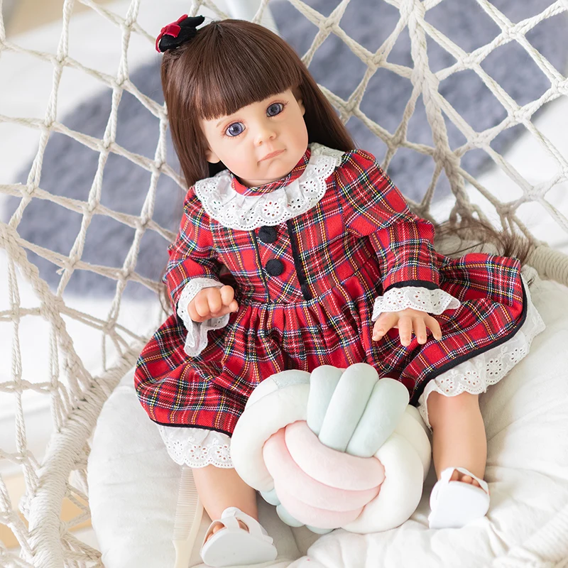 60cm Reborn Doll Maggie with Long Hair Reborn Girl Doll Toys for Children Realistic Reborn Baby Girl Gift for Girl
60cm Reborn Doll Maggie with Long Hair Reborn Girl Doll Toys for Children Realistic Reborn Baby Girl Gift for Girl
