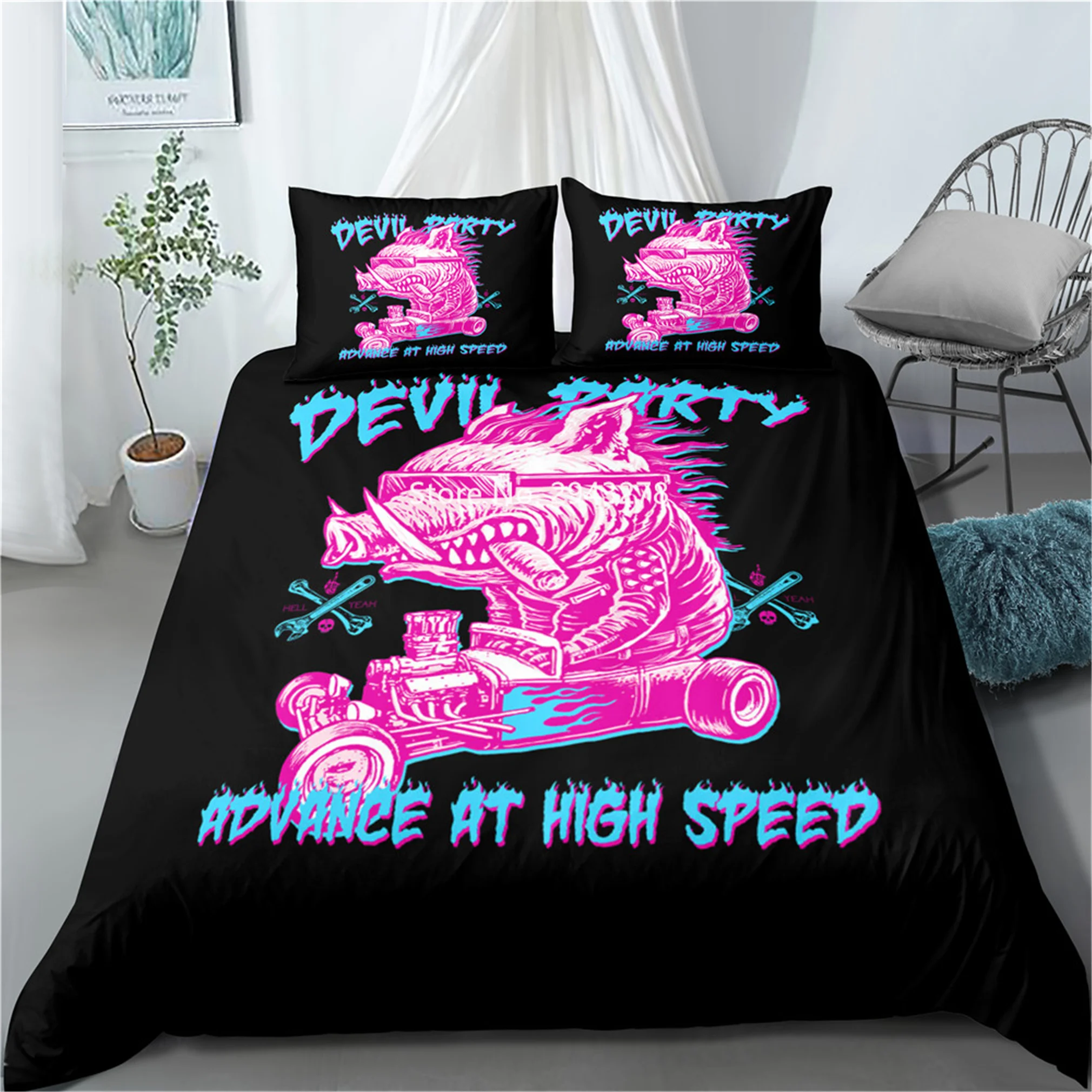 Home Textile Game Demon Party Pattern Comfortable Duvet Quilt Cover Pillowcase Bedding Set Boys Teenage Bedroom Decoration
Home Textile Game Demon Party Pattern Comfortable Duvet Quilt Cover Pillowcase Bedding Set Boys Teenage Bedroom Decoration