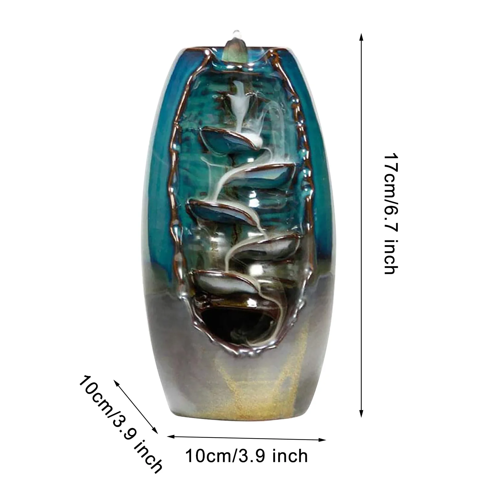 Waterfall, Incense Holder For Living Room Decorations Aromatherapy Diffusers Waterfall Incense Burner Ceramic Incense Holder
Waterfall, Incense Holder For Living Room Decorations Aromatherapy Diffusers Waterfall Incense Burner Ceramic Incense Holder