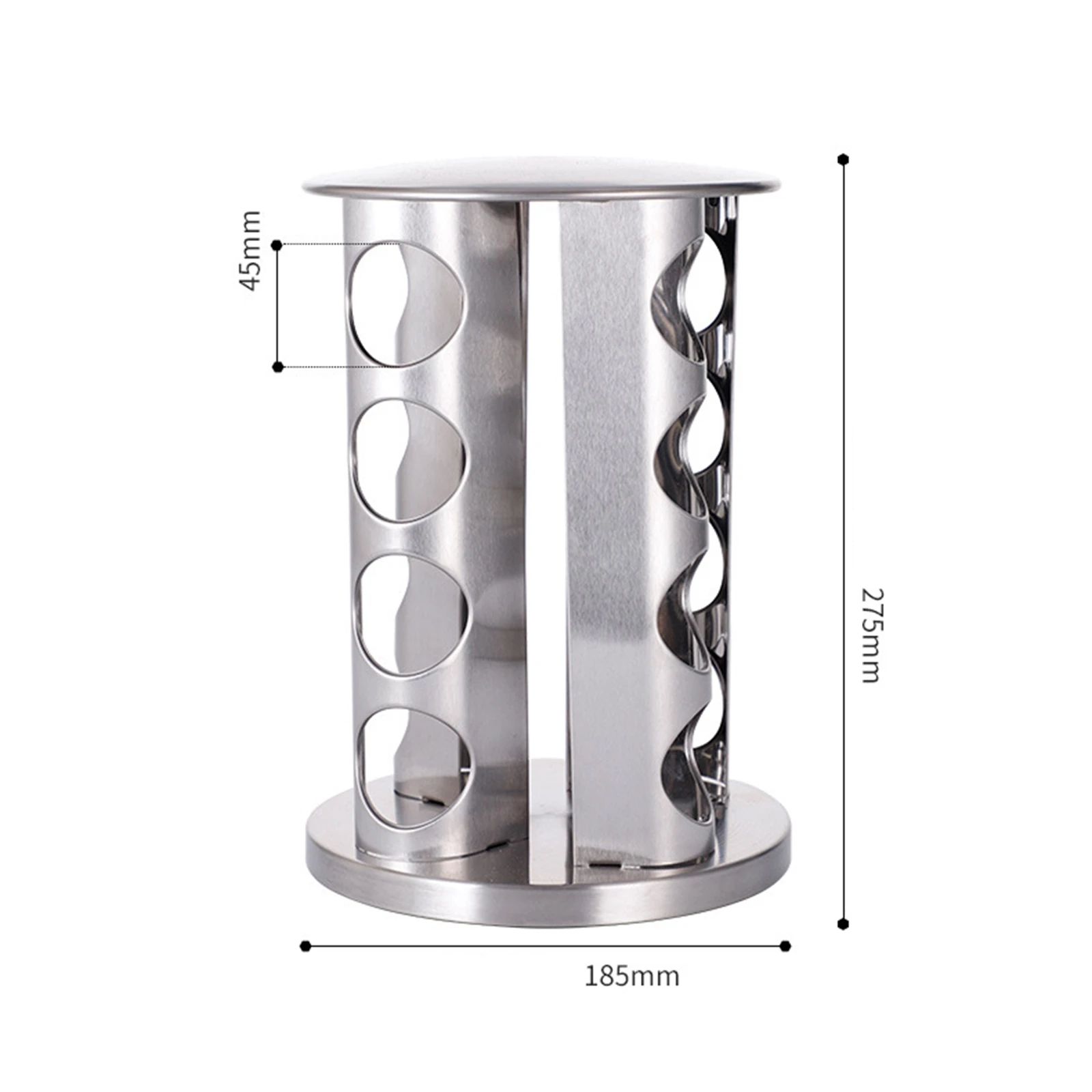 Spice Rack with Glass Pot Working Table Spice Tower Revolving Storage Rack for Seasoning and Drying Herbs
Spice Rack with Glass Pot Working Table Spice Tower Revolving Storage Rack for Seasoning and Drying Herbs
