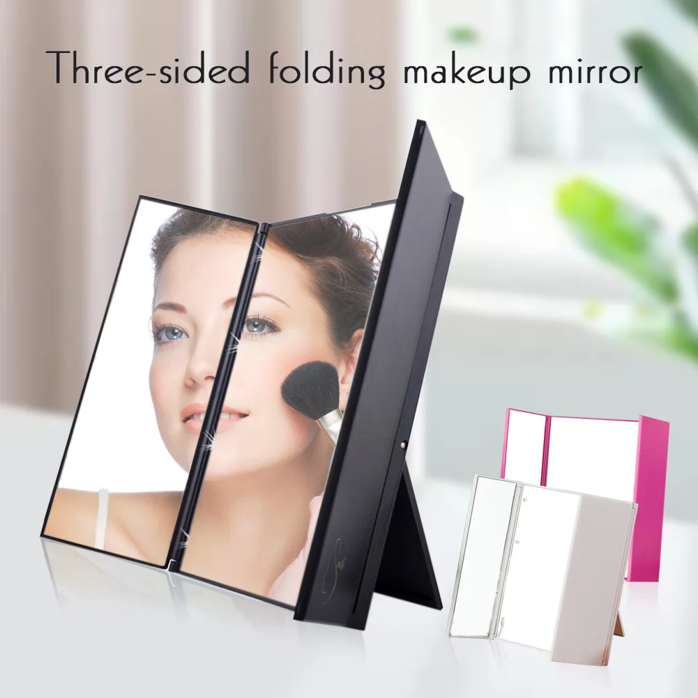 Square Vanity Mirror Three-sided Folding Lantern Mirror Portable Vanity Mirror With Led Light Shines Clear Girl Vanity Mirror
Square Vanity Mirror Three-sided Folding Lantern Mirror Portable Vanity Mirror With Led Light Shines Clear Girl Vanity Mirror
