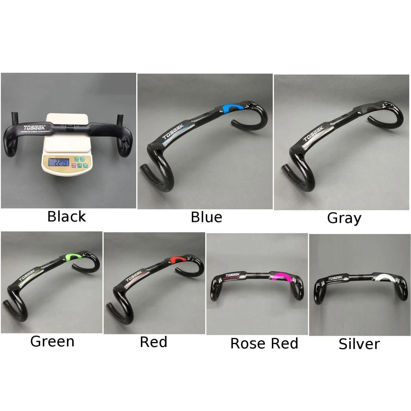 TOSEEK Bike Handlebar Ultrallight Carbon Fiber Racing Bend Bicycle 400/420/440mm High Strength Carbon Maintenance Handlebar
TOSEEK Bike Handlebar Ultrallight Carbon Fiber Racing Bend Bicycle 400/420/440mm High Strength Carbon Maintenance Handlebar