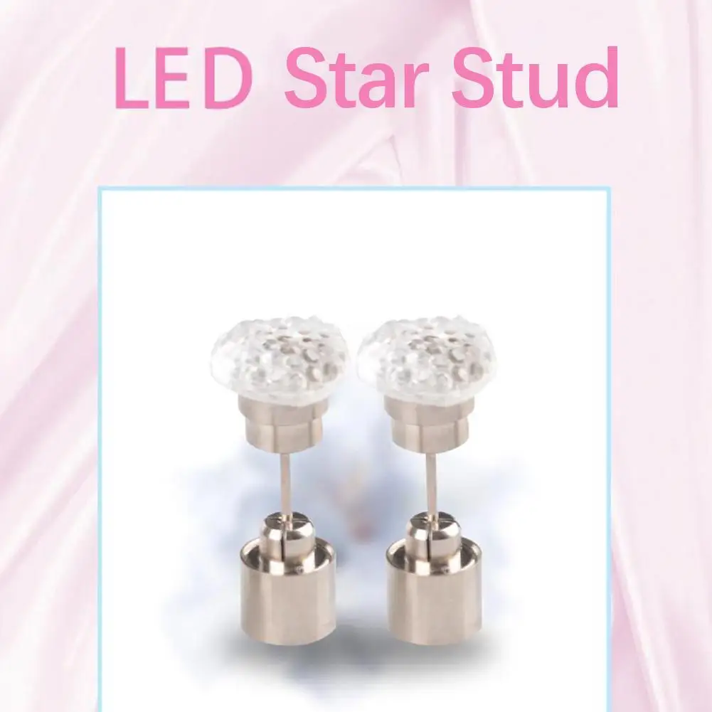 LED Heart-shaped Luminous Earrings Light Up LED Bling Ear Stud Earrings Flash Zircon Ear Earrings Accessories For Party Women
LED Heart-shaped Luminous Earrings Light Up LED Bling Ear Stud Earrings Flash Zircon Ear Earrings Accessories For Party Women