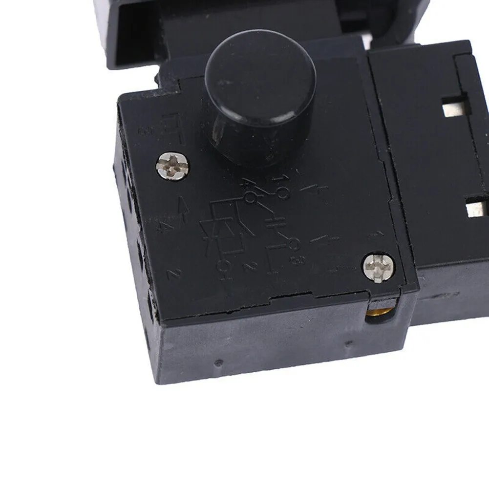 1 Pc Trigger Button Switch 1* 6A 250V Accessories Black Electric Drill