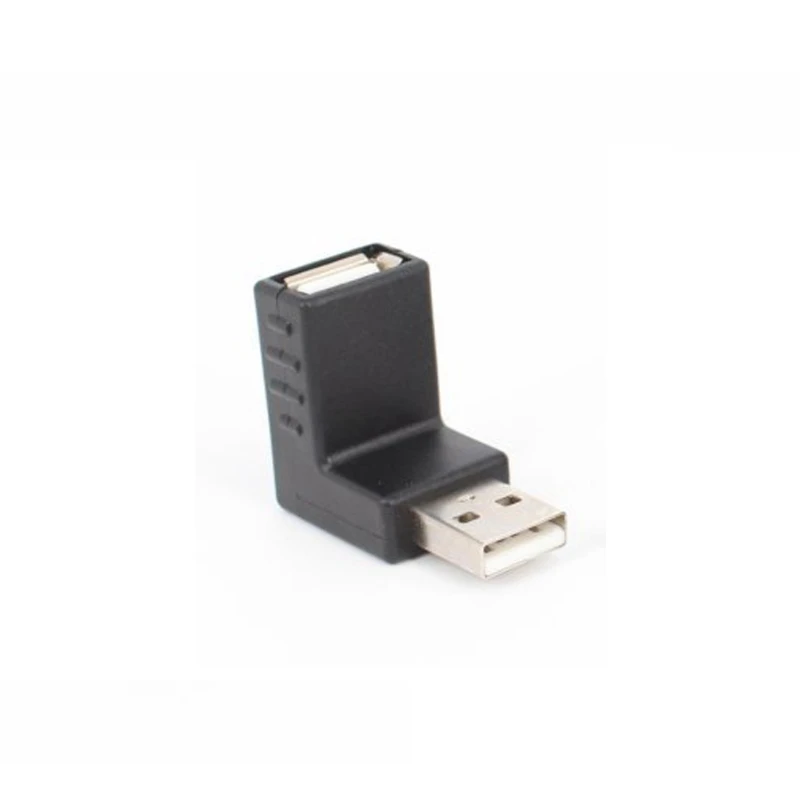 

USB-адаптер CPDD Тип B штекер-гнездо под углом 90 градусов вверх/вниз/влево/вправо Гибкий адаптер USB 2.0 Удлинительный разъем порта