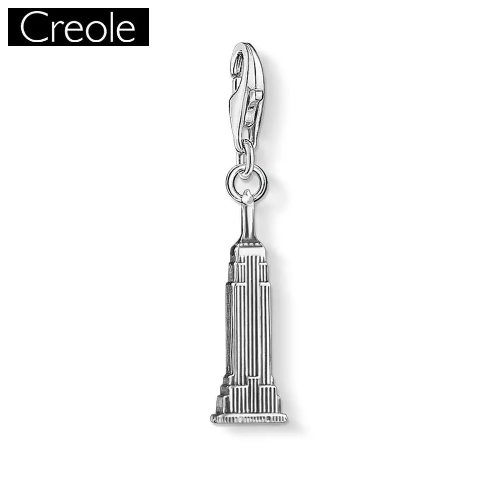 Charm Pendant Empire State Building,2019 Jewelry Trendy Pure 925 Sterling Silver Gift For Women Men Fit Bracelet Necklace
Charm Pendant Empire State Building,2019 Jewelry Trendy Pure 925 Sterling Silver Gift For Women Men Fit Bracelet Necklace