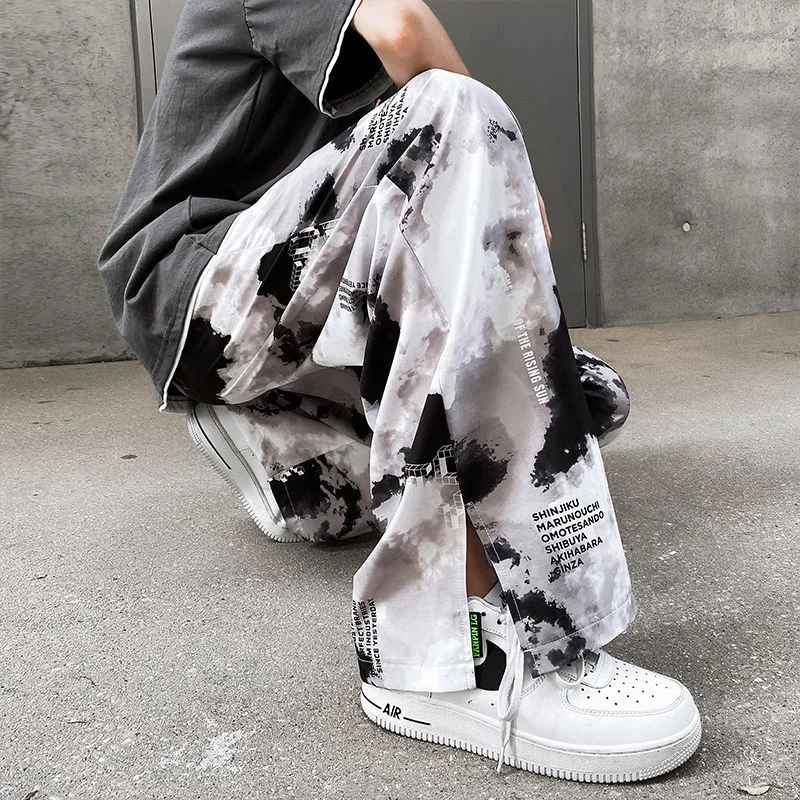 KEMOY 2021 summer new man pants Tie Dyed Ice Silk Capris Men Pants Trousers Male Straight Casua Oversized Men's clothing
KEMOY 2021 summer new man pants Tie Dyed Ice Silk Capris Men Pants Trousers Male Straight Casua Oversized Men's clothing