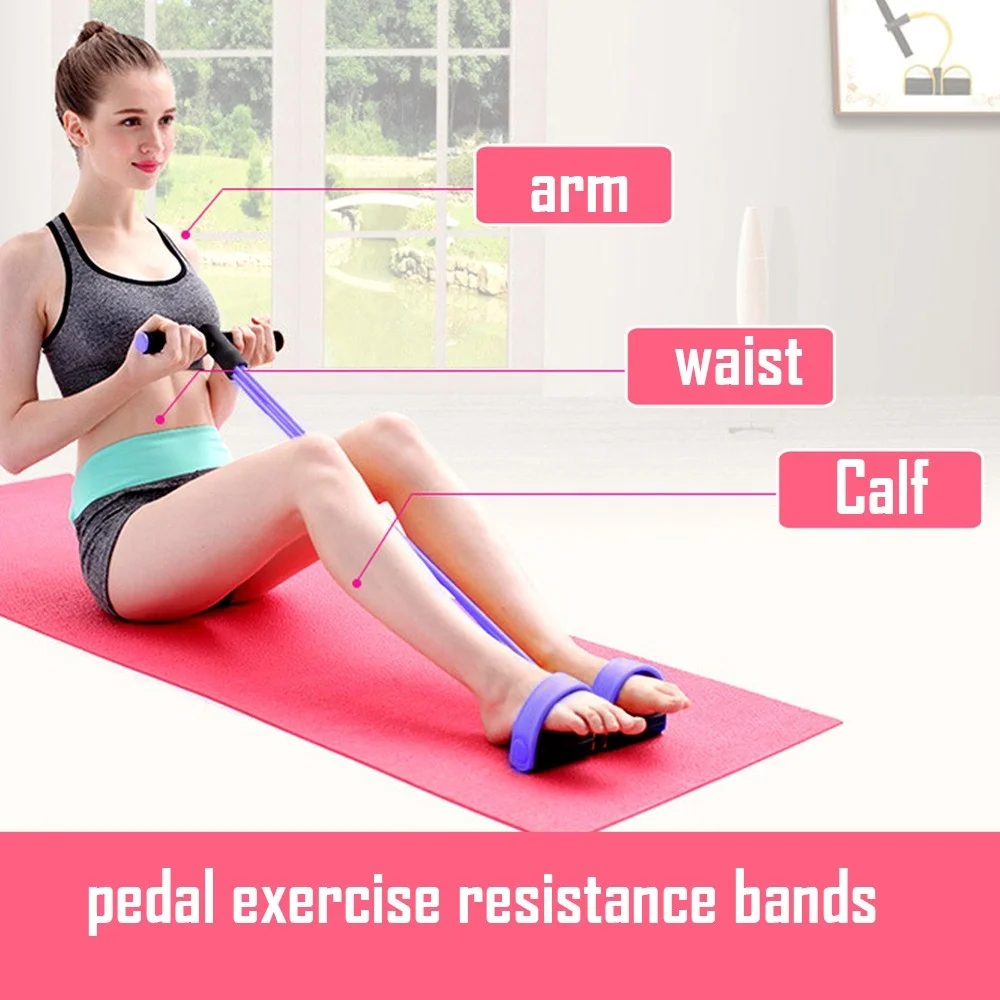 Multi-function Yoga Tension Rope Bands Waist Leg Full Body Exercise Elastics Tape Fitness Resistance Bands Pedal Ankle Puller
Multi-function Yoga Tension Rope Bands Waist Leg Full Body Exercise Elastics Tape Fitness Resistance Bands Pedal Ankle Puller