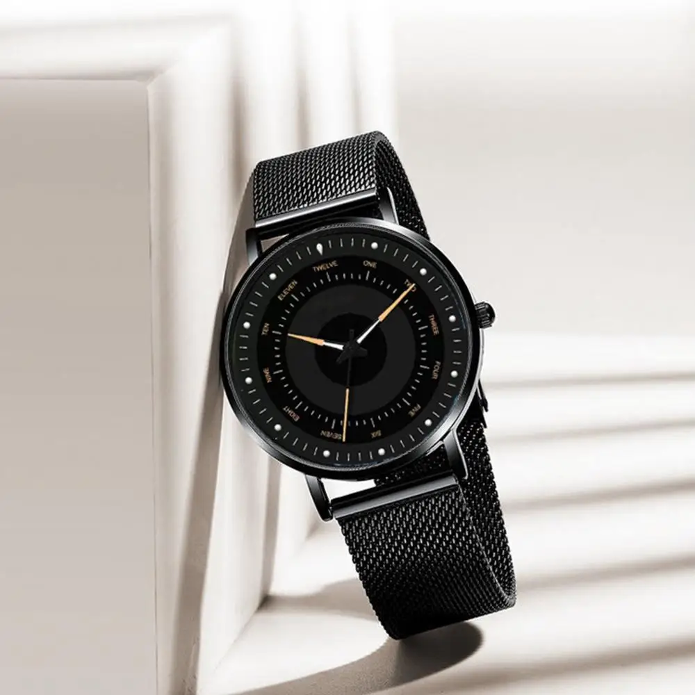 Men Casual Ultra-thin Round Mesh Band Luminous Movement Quartz Watch Wristwatch 
Men Casual Ultra-thin Round Mesh Band Luminous Movement Quartz Watch Wristwatch