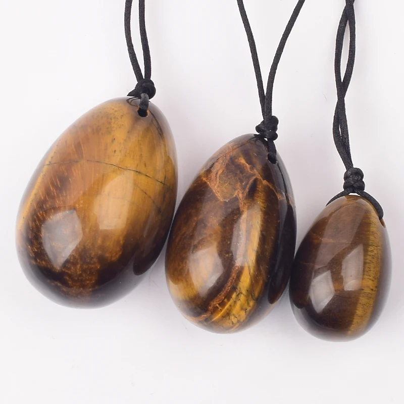 3 Pieces Drilled Tiger Eye Yoni Eggs Kegel Muscle Exerciser Natural Tiger Eye Massage Stone Vaginal Ben Wa Balls
3 Pieces Drilled Tiger Eye Yoni Eggs Kegel Muscle Exerciser Natural Tiger Eye Massage Stone Vaginal Ben Wa Balls