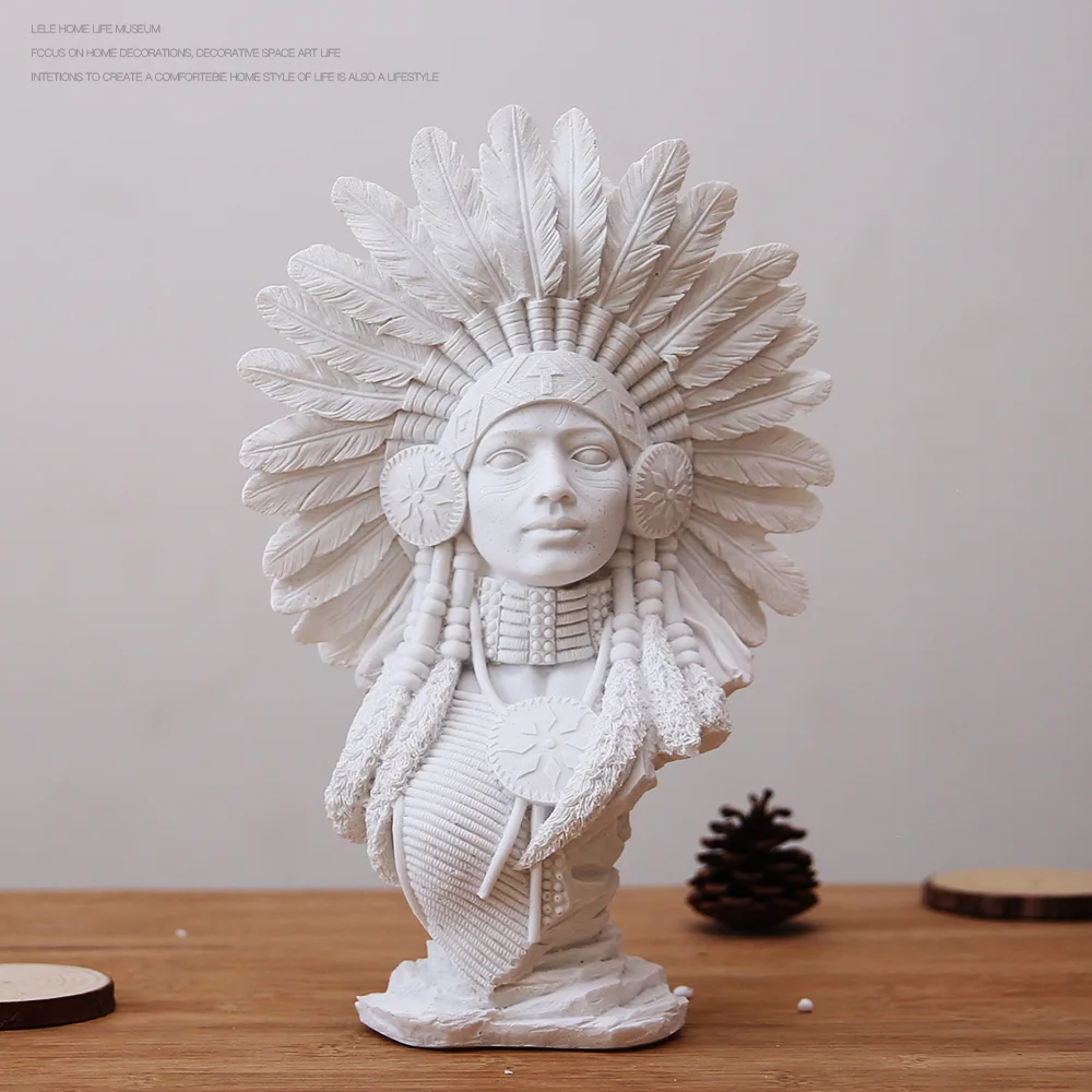 MODERN RESIN PURE WHITE INDIAN FIGURINES CRAFTS MODEL ROOM SANDSTONE PLASTER SCULPTURE PORTRAIT CHARACTER ORNAMENTS DECORATION
MODERN RESIN PURE WHITE INDIAN FIGURINES CRAFTS MODEL ROOM SANDSTONE PLASTER SCULPTURE PORTRAIT CHARACTER ORNAMENTS DECORATION