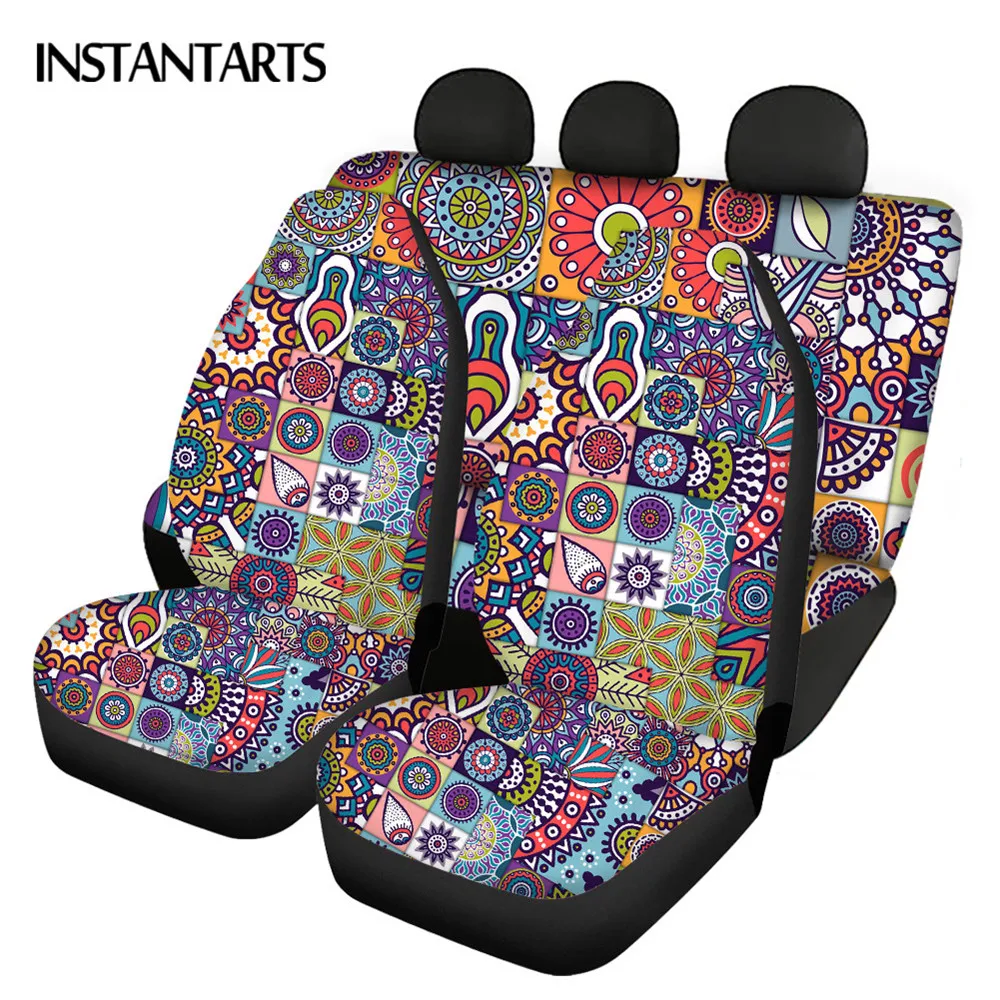 INSTANTARTS Mandala Tile Bohemian Pattern Heavy-Duty Universal Car Front and Back Seat Covers Non Fade Car Seat Covers Thick New
INSTANTARTS Mandala Tile Bohemian Pattern Heavy-Duty Universal Car Front and Back Seat Covers Non Fade Car Seat Covers Thick New