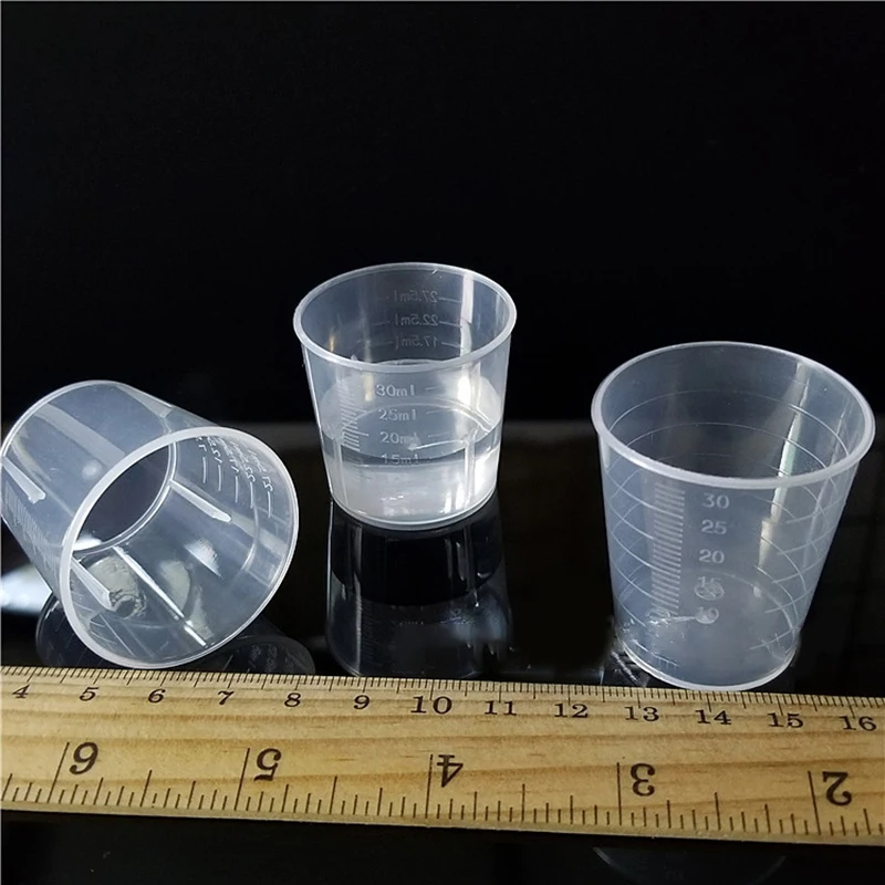 Newly 10pcs 15ml/30ml Transparent Clear Plastic Double-Scale Medicine Measuring Cup Tool Kitchenware High Quality
Newly 10pcs 15ml/30ml Transparent Clear Plastic Double-Scale Medicine Measuring Cup Tool Kitchenware High Quality